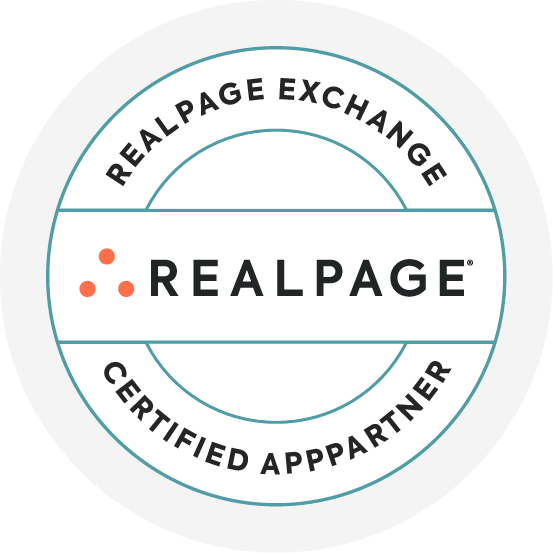 This RealPage Certified AppPartner badge signifies RoamingiQs status as a Certified AppPartner.